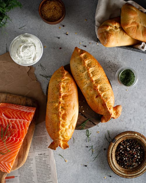 Smoked Salmon Pâté Piroshky